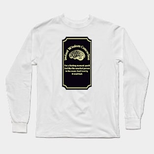 Potion Label: Instant Wisdom Concoction, Halloween Long Sleeve T-Shirt